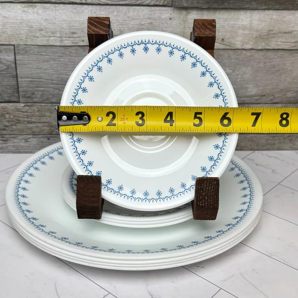 Corelle blue snowflake